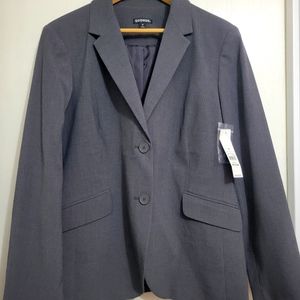George Women's Blazer, Gray, Size 18